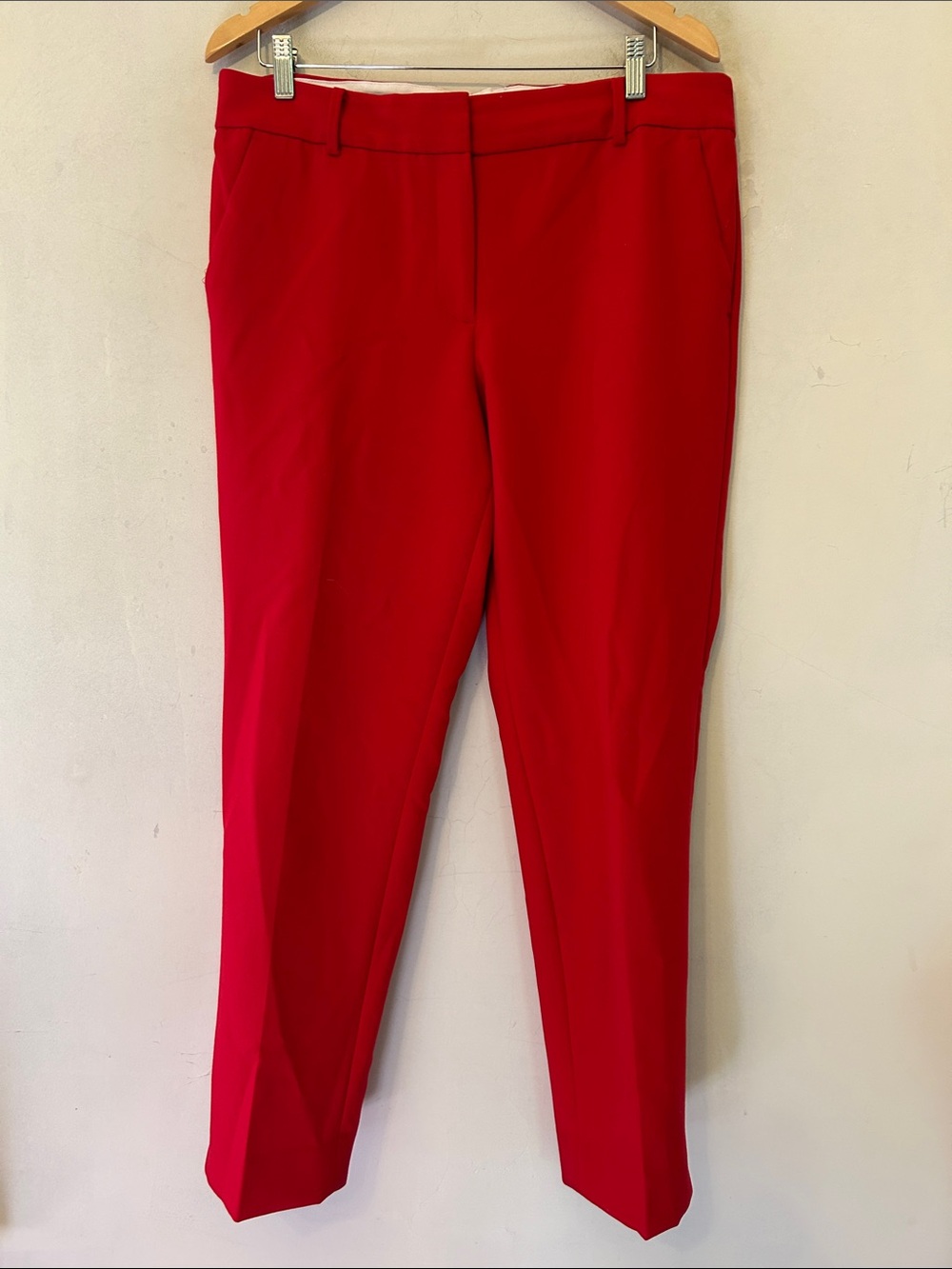 Talbots red Hampshire Ankle pants Size 12 EUC